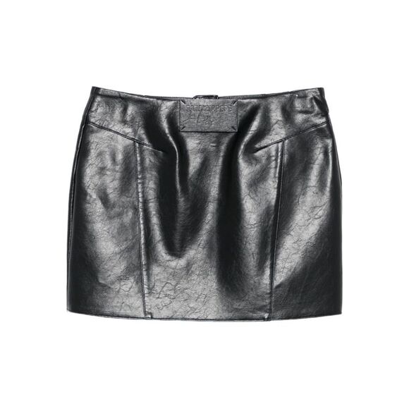 Patrizia Pepe Women Double Front Miniskirt With Bottons - Picture 2 of 2